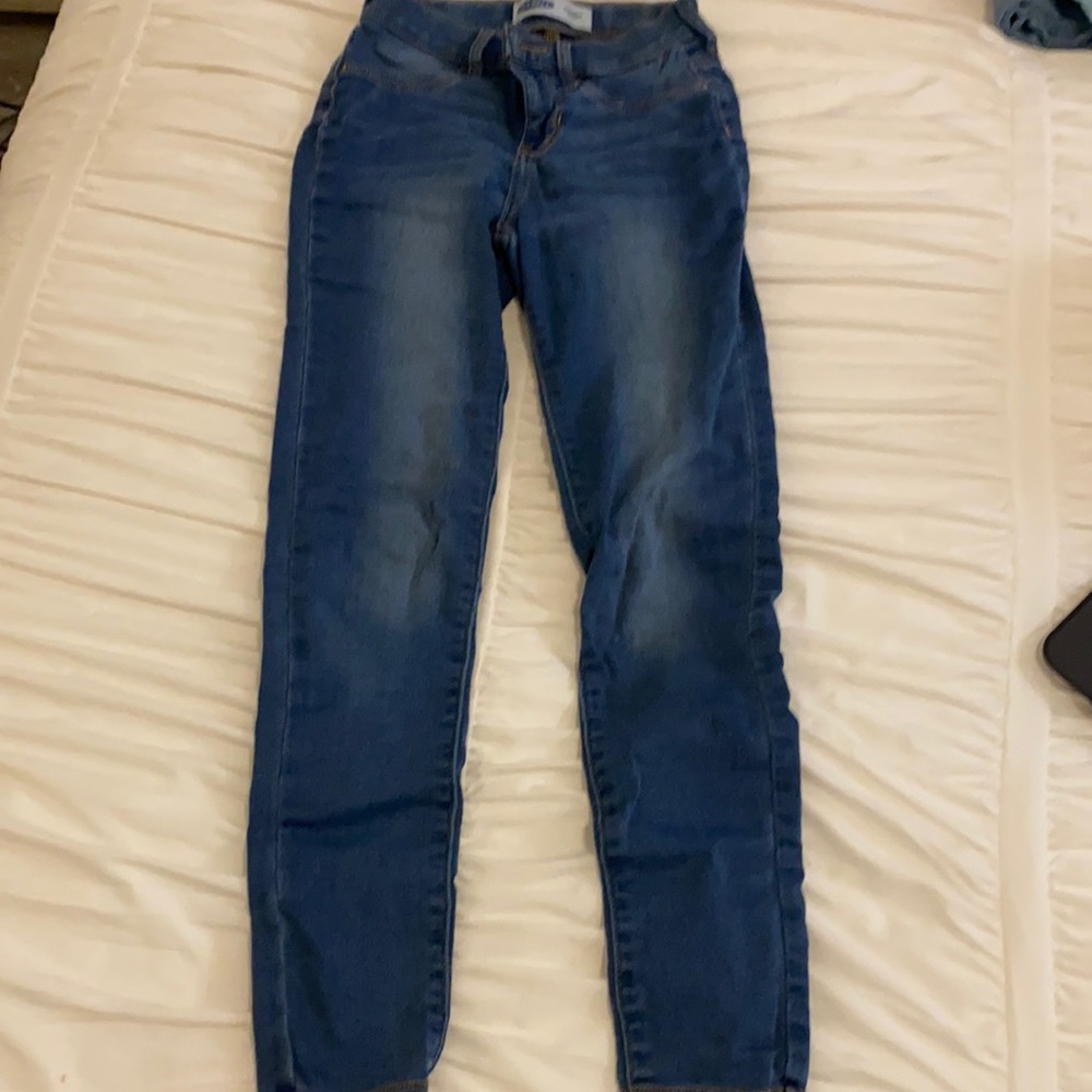 old navy dark blue jeggings